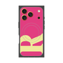 プレミアムスクエアケース with MagSafe［ オリジナル - initial color - R pink ］