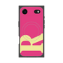 プレミアムスクエアケース with MagSafe［ オリジナル - initial color - R pink ］