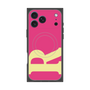 プレミアムスクエアケース with MagSafe［ オリジナル - initial color - R pink ］