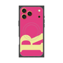プレミアムスクエアケース with MagSafe［ オリジナル - initial color - R pink ］