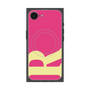 プレミアムスクエアケース with MagSafe［ オリジナル - initial color - R pink ］