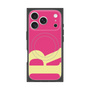 プレミアムスクエアケース with MagSafe［ オリジナル - initial color - R pink ］