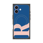 プレミアムスクエアケース with MagSafe［ オリジナル - initial color - R navy ］