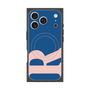 プレミアムスクエアケース with MagSafe［ オリジナル - initial color - R navy ］