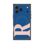 プレミアムスクエアケース with MagSafe［ オリジナル - initial color - R navy ］