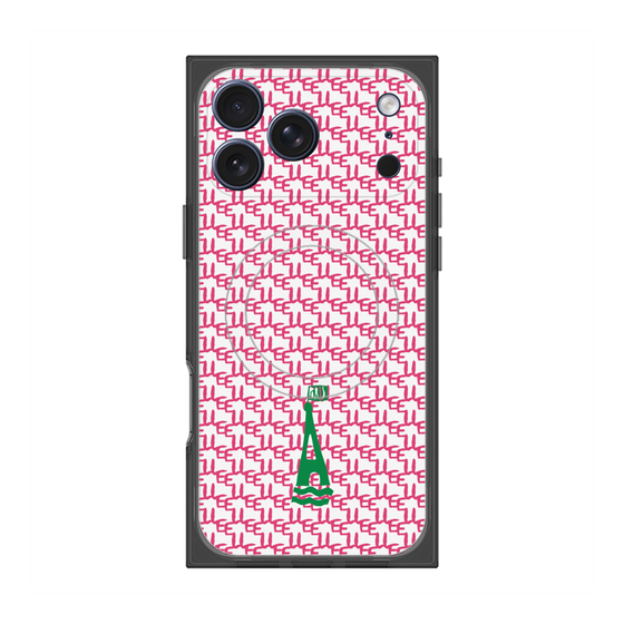 プレミアムスクエアケース with MagSafe［ ELLE - ロゴモノグラム ］