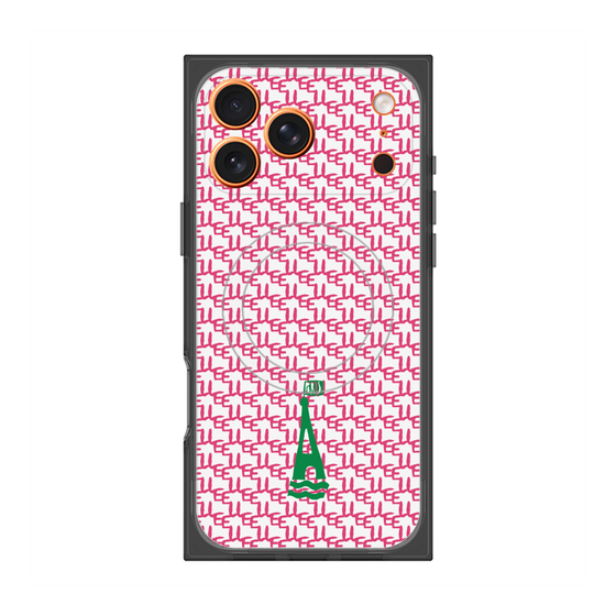 プレミアムスクエアケース with MagSafe［ ELLE - ロゴモノグラム ］