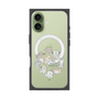 プレミアムスクエアケース with MagSafe［ こんにちは、いぬです - みんなそろって - クリア ］