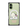 プレミアムスクエアケース with MagSafe［ もっさりもさお - みんないっしょ - クリア ］