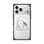 プレミアムスクエアケース with MagSafe［ もっさりもさお - みんないっしょ - クリア ］