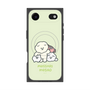 プレミアムスクエアケース with MagSafe［ もっさりもさお - みんないっしょ - グリーン ］