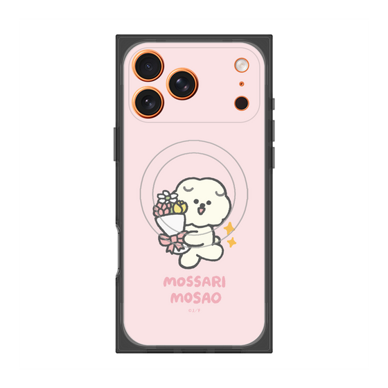 プレミアムスクエアケース with MagSafe［ もっさりもさお - お祝いもさ ］
