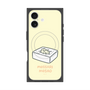 プレミアムスクエアケース with MagSafe［ もっさりもさお - おとうふマットレス ］