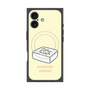 プレミアムスクエアケース with MagSafe［ もっさりもさお - おとうふマットレス ］
