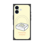 プレミアムスクエアケース with MagSafe［ もっさりもさお - おとうふマットレス ］