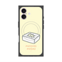 プレミアムスクエアケース with MagSafe［ もっさりもさお - おとうふマットレス ］