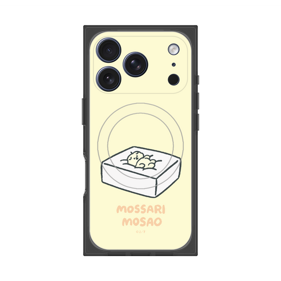 プレミアムスクエアケース with MagSafe［ もっさりもさお - おとうふマットレス ］