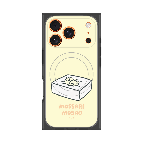 プレミアムスクエアケース with MagSafe［ もっさりもさお - おとうふマットレス ］