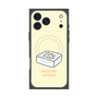 プレミアムスクエアケース with MagSafe［ もっさりもさお - おとうふマットレス ］