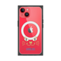 プレミアムスクエアケース with MagSafe［ ANNA SUI - フェイス - クリア ］