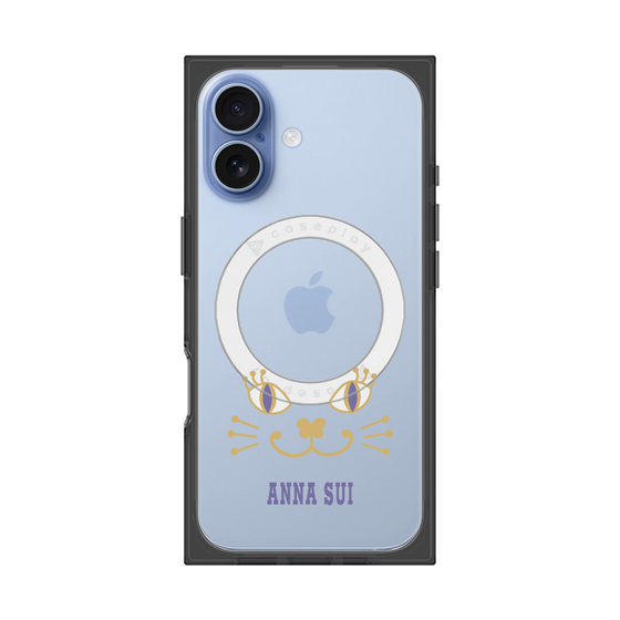 プレミアムスクエアケース with MagSafe［ ANNA SUI - フェイス - クリア ］