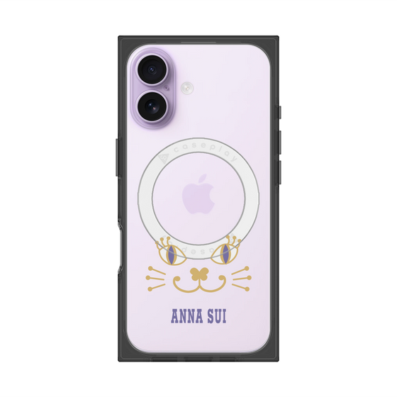 プレミアムスクエアケース with MagSafe［ ANNA SUI - フェイス - クリア ］