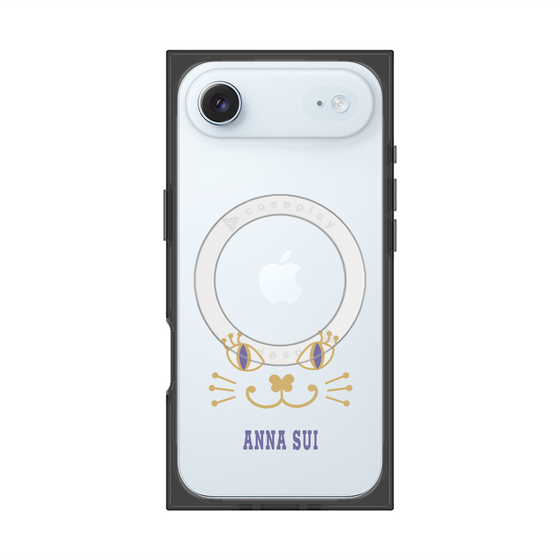 プレミアムスクエアケース with MagSafe［ ANNA SUI - フェイス - クリア ］