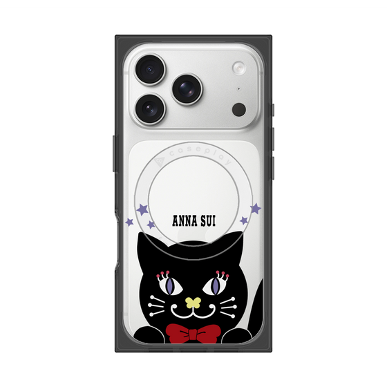 プレミアムスクエアケース with MagSafe［ ANNA SUI - TITIとスター - クリア ］
