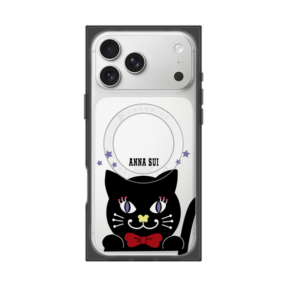 プレミアムスクエアケース with MagSafe［ ANNA SUI - TITIとスター - クリア ］