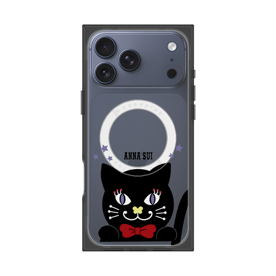 プレミアムスクエアケース with MagSafe［ ANNA SUI - TITIとスター - クリア ］
