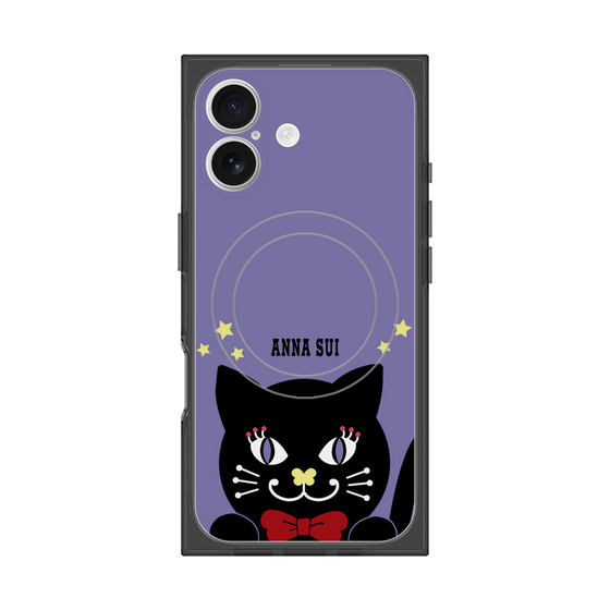 プレミアムスクエアケース with MagSafe［ ANNA SUI - TITIとスター - パープル ］