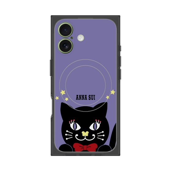 プレミアムスクエアケース with MagSafe［ ANNA SUI - TITIとスター - パープル ］