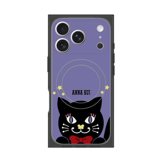 プレミアムスクエアケース with MagSafe［ ANNA SUI - TITIとスター - パープル ］