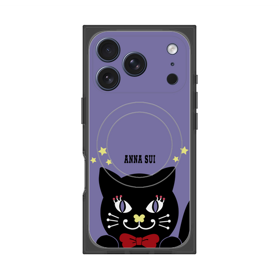 プレミアムスクエアケース with MagSafe［ ANNA SUI - TITIとスター - パープル ］