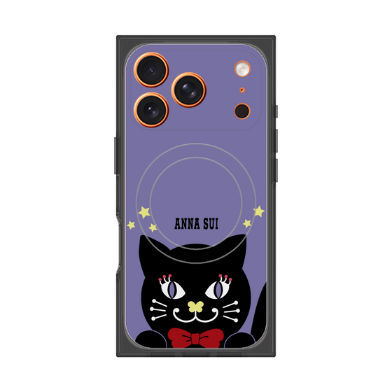 プレミアムスクエアケース with MagSafe［ ANNA SUI - TITIとスター - パープル ］