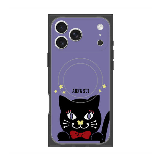 プレミアムスクエアケース with MagSafe［ ANNA SUI - TITIとスター - パープル ］