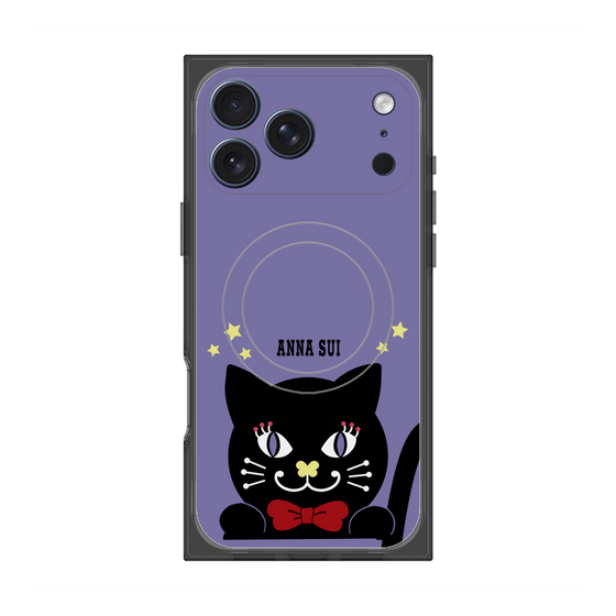 プレミアムスクエアケース with MagSafe［ ANNA SUI - TITIとスター - パープル ］