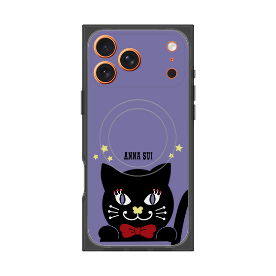 プレミアムスクエアケース with MagSafe［ ANNA SUI - TITIとスター - パープル ］