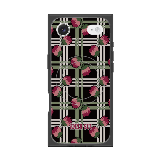 プレミアムスクエアケース with MagSafe［ ANNA SUI - クローバーフラワー ］