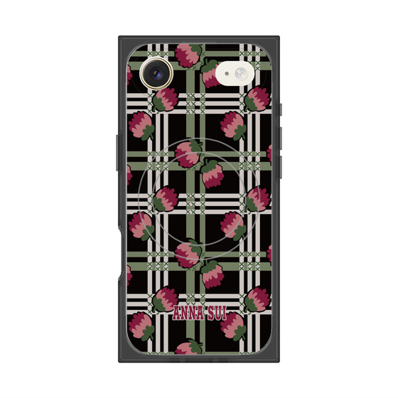 プレミアムスクエアケース with MagSafe［ ANNA SUI - クローバーフラワー ］