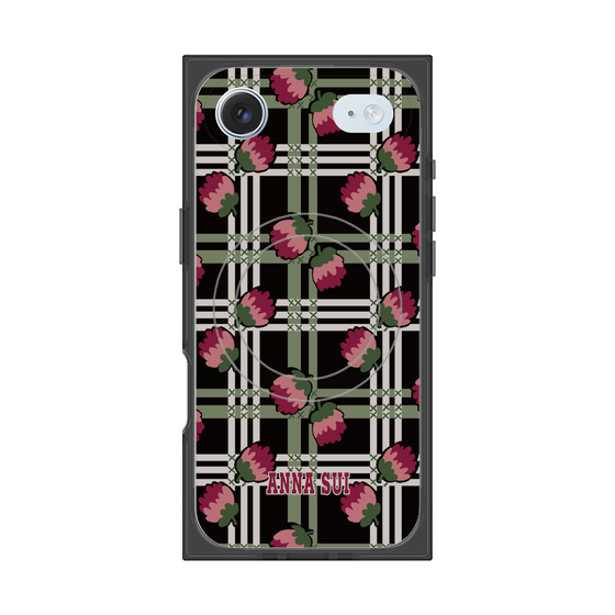 プレミアムスクエアケース with MagSafe［ ANNA SUI - クローバーフラワー ］