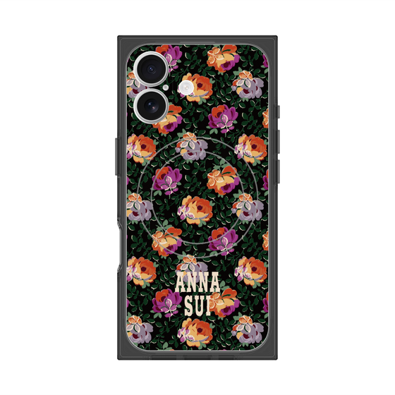 プレミアムスクエアケース with MagSafe［ ANNA SUI - オンブルローズ ］