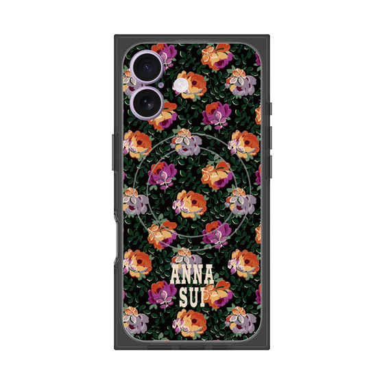 プレミアムスクエアケース with MagSafe［ ANNA SUI - オンブルローズ ］