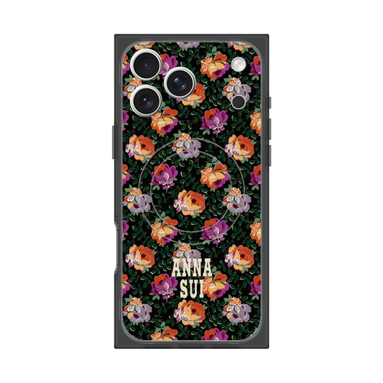 プレミアムスクエアケース with MagSafe［ ANNA SUI - オンブルローズ ］
