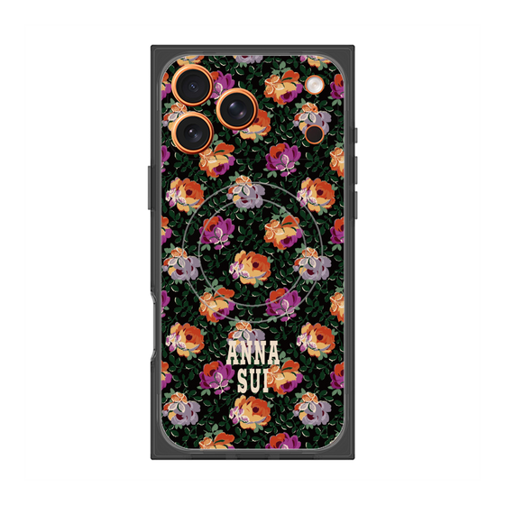 プレミアムスクエアケース with MagSafe［ ANNA SUI - オンブルローズ ］