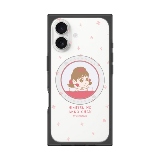 プレミアムスクエアケース with MagSafe［ ひみつのアッコちゃん - アッコちゃん - クリア ］