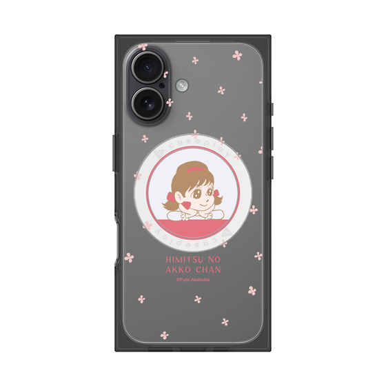 プレミアムスクエアケース with MagSafe［ ひみつのアッコちゃん - アッコちゃん - クリア ］