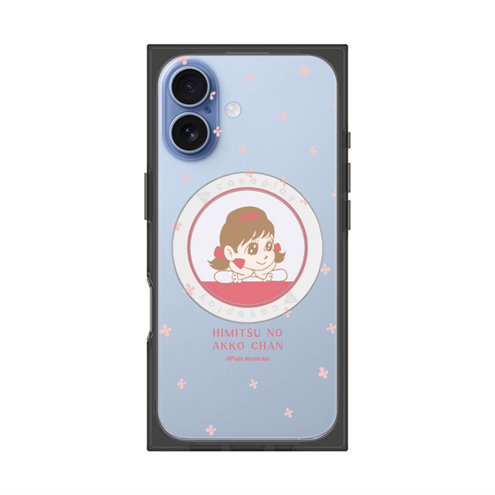 プレミアムスクエアケース with MagSafe［ ひみつのアッコちゃん - アッコちゃん - クリア ］