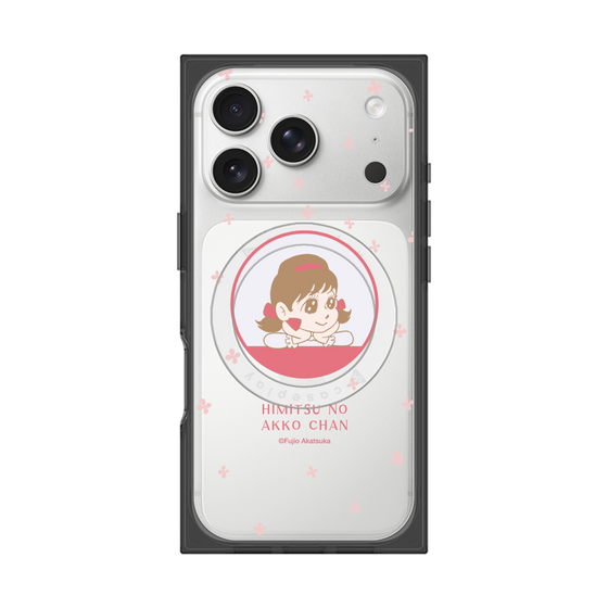 プレミアムスクエアケース with MagSafe［ ひみつのアッコちゃん - アッコちゃん - クリア ］