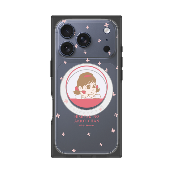 プレミアムスクエアケース with MagSafe［ ひみつのアッコちゃん - アッコちゃん - クリア ］
